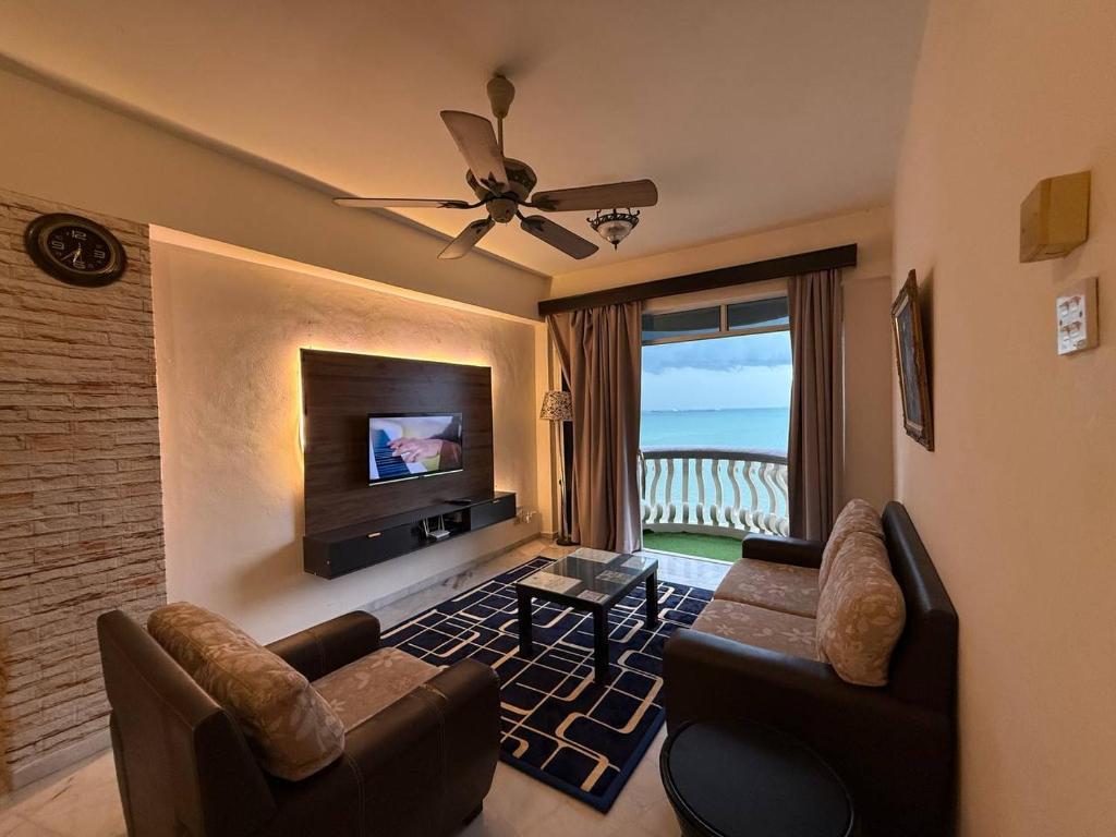 3 BEDROOM SEAVIEW CONDO @ GLORY BEACH RESORT, PORT DICKSON in Port Dickson