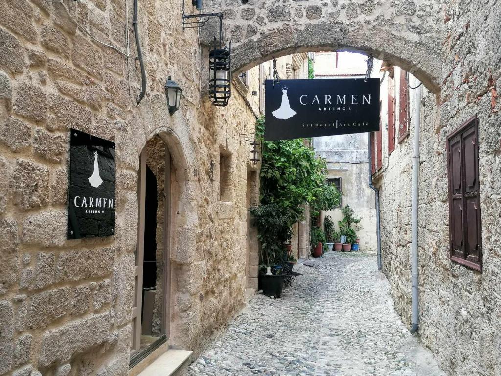 Carmen Art Hotel in Rhodes